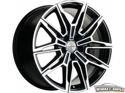 Khomen KHW1904 (BMW Rear) 9.5 x 19 5*112 Et:40 Dia:66.6 Black-FP