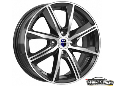 K&K Арнар (КС890) 6 x 15 4*100 Et:40 Dia:67.1 Алмаз черный SK