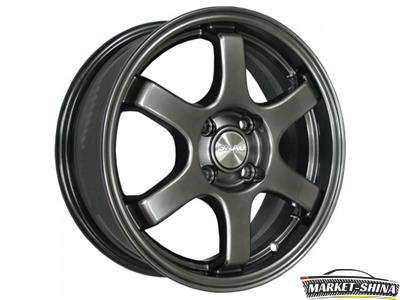 Скад Киото 6 x 15 4*100 Et:40 Dia:60.1 Антрацит-алмаз