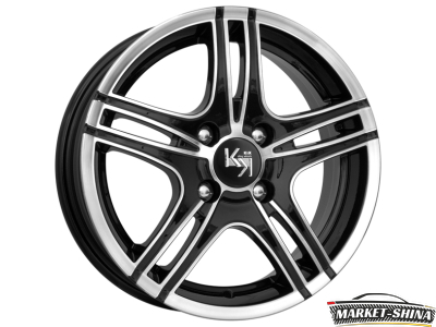 K&K Пандора (КС466) 8.5 x 19 5*120 Et:42 Dia:67.1 Алмаз черный