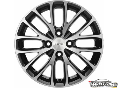 Khomen KHW1506 (Lada Granta) 6 x 15 4*98 Et:36 Dia:58.6 Black-FP